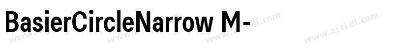 BasierCircleNarrow M字体转换 BasierCircleNarrow M字体转换